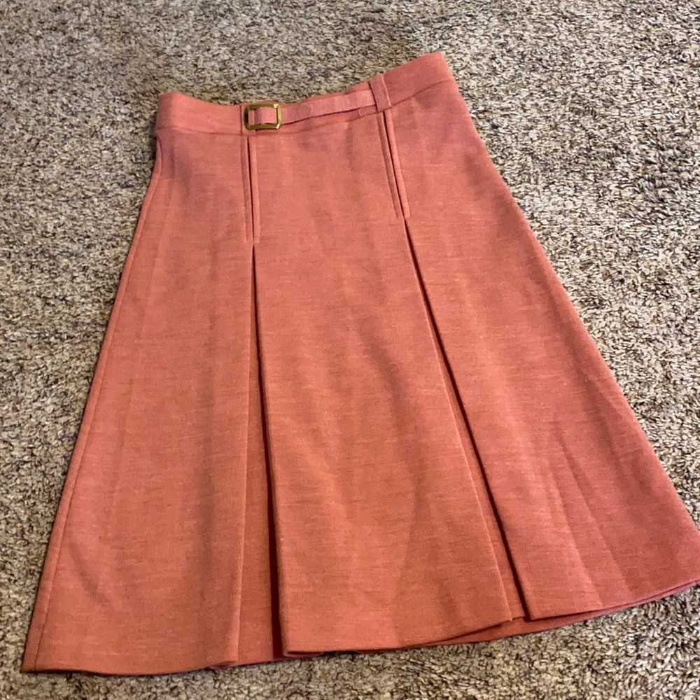 Just peachy vintage pleated skirt